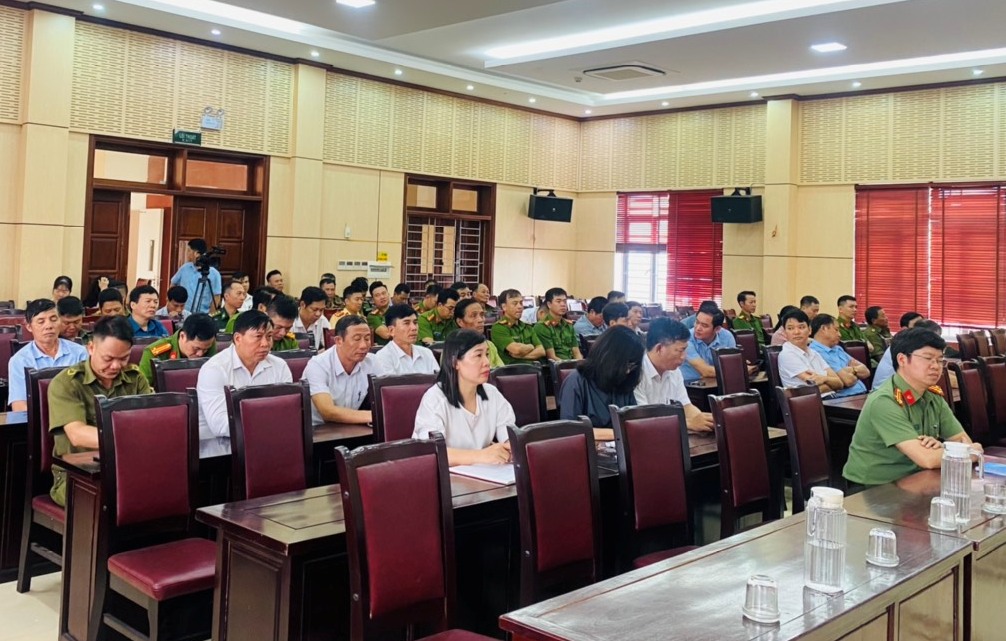 Huyện Tiên Lãng quán triệt Luật Lực lượng tham gia bảo vệ an ninh, trật tự ở cơ sở